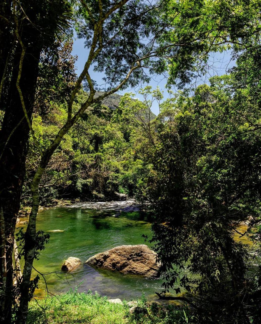 Sitio Flor Das Aguas Lumiar Esterno foto